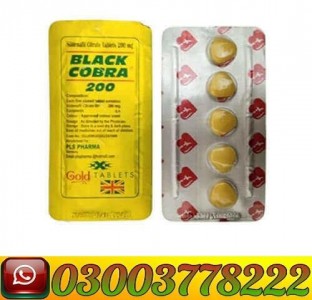 Black Cobra Tablets For Men 200mg in Pakistan